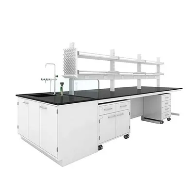 Laboratóriumi asztalok tárolással